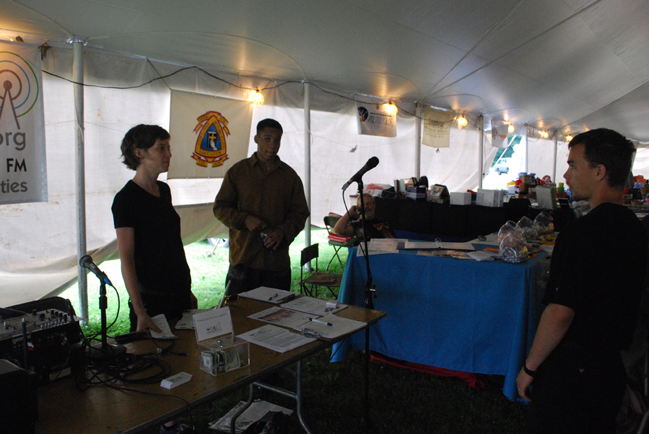 Greene County Youth Fair 2009 WGXC booth