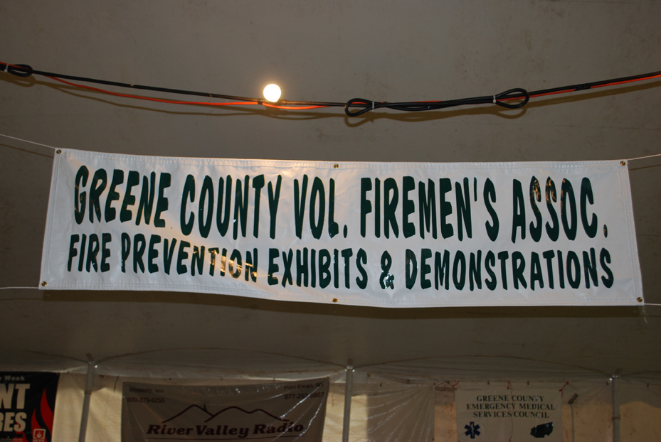 Greene County Youth Fair 2009 fire banner