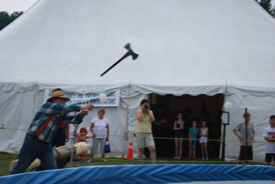 Greene County Youth Fair 2009 Lumberjack Show