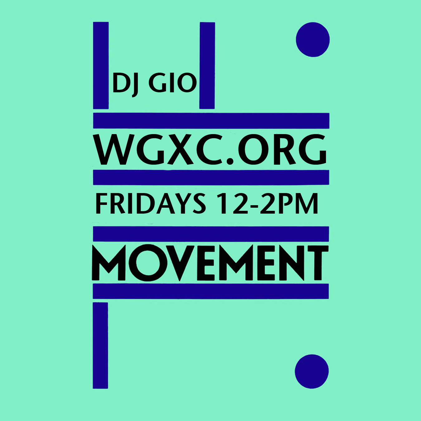 DJ Gio Movement Poster.