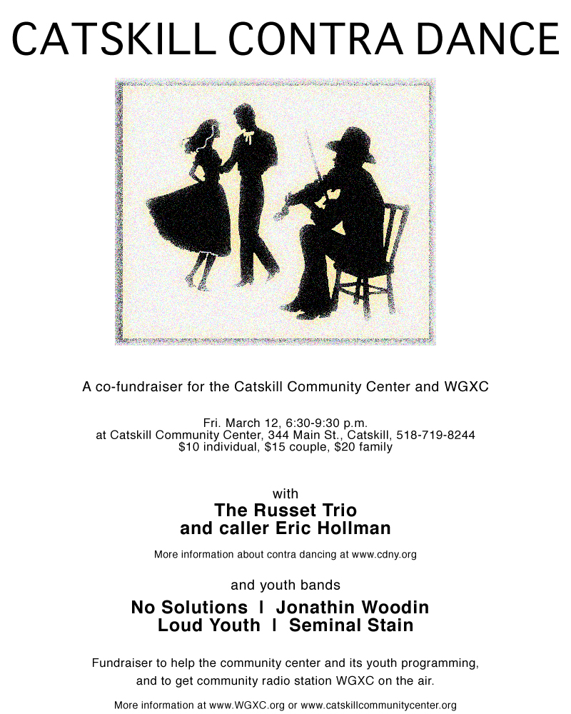 Catskill Contra Dance flyer