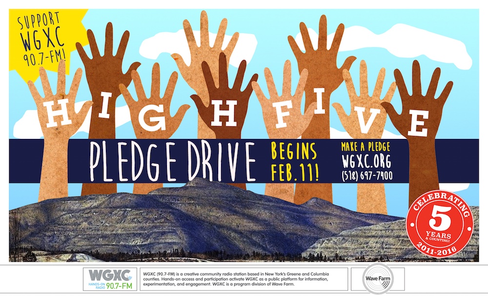 WGXC High-Five Pledge Drive Image