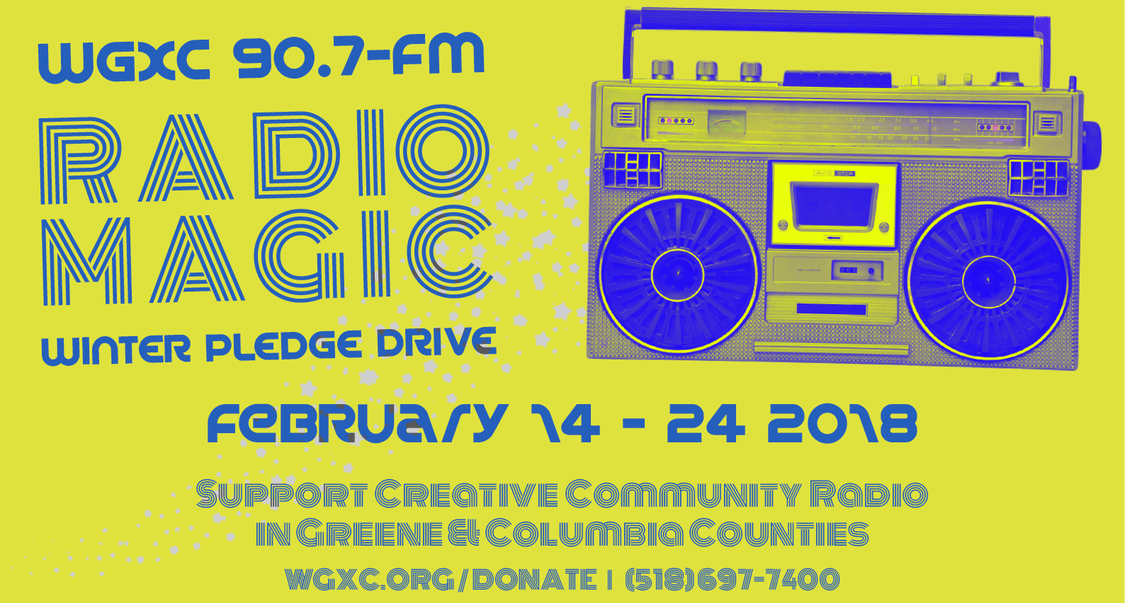 Radio Magic Pledge Drive image. 