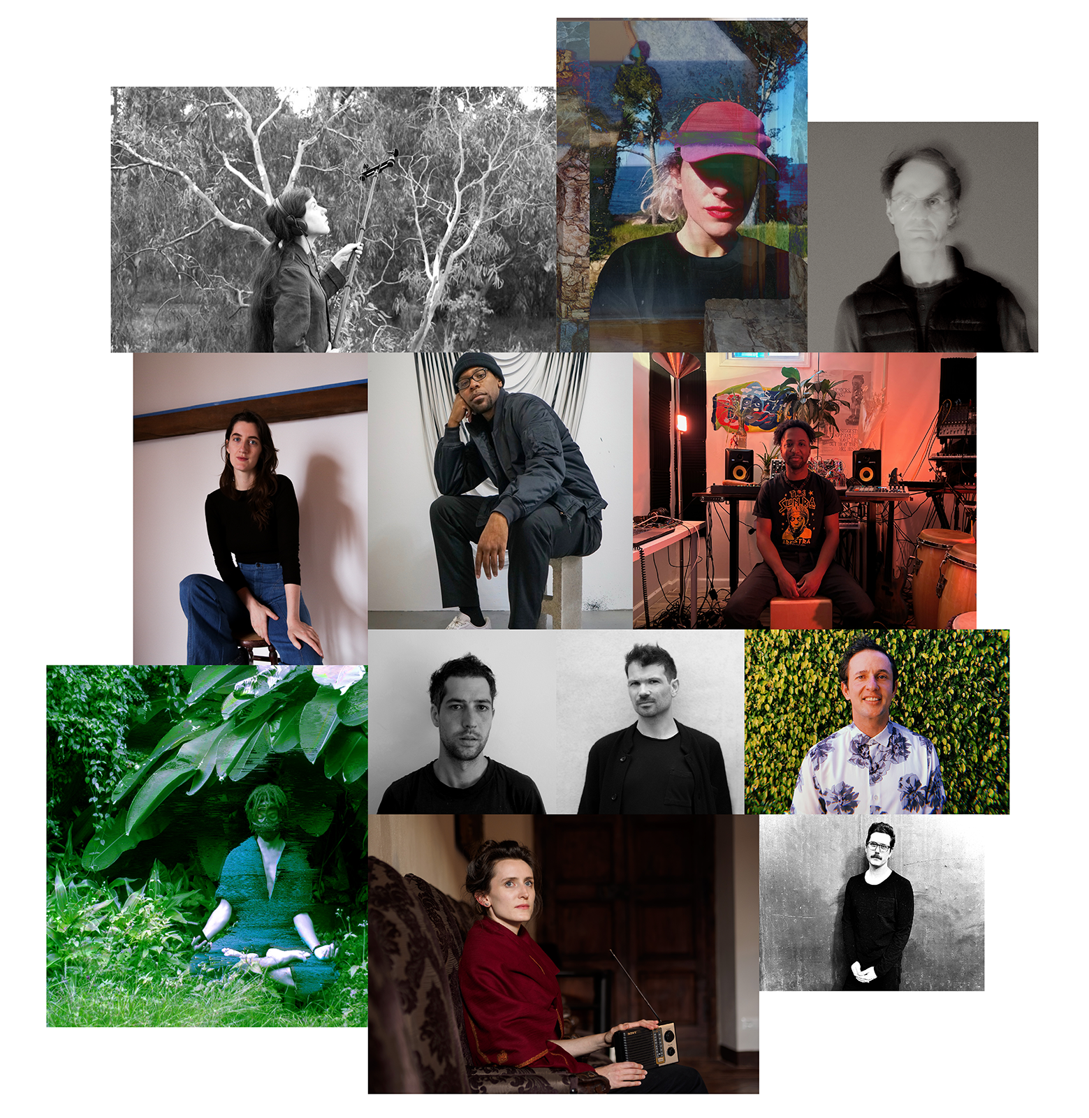2024 Wave Farm Artists-in-Residence and Radio Art Fellows Image Grid