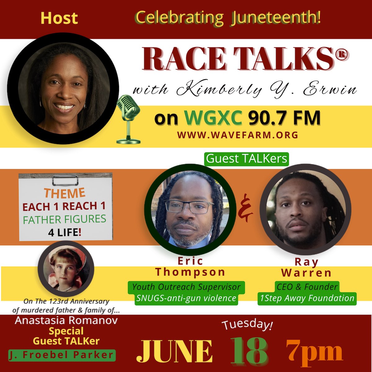 Race Talks: Father's Day and Juneteenth with Ray Warren, Eric Thompson, and J. Froebel-Parker