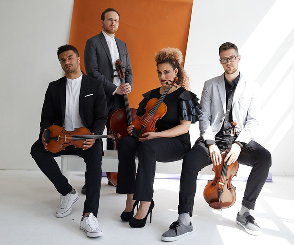 PUBLIQuartet (Curtis Stewart and Jannina Norpoth, violins; Nick Revel, viola; Hamilton Berry, cello)