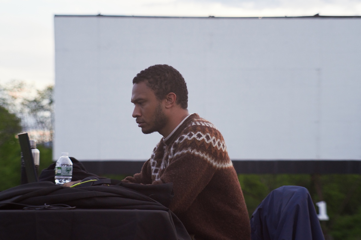 SUNJIR0 (Kadallah Burrowes) performing at Eno on 4 Screens at the Hi-Way Drive-In