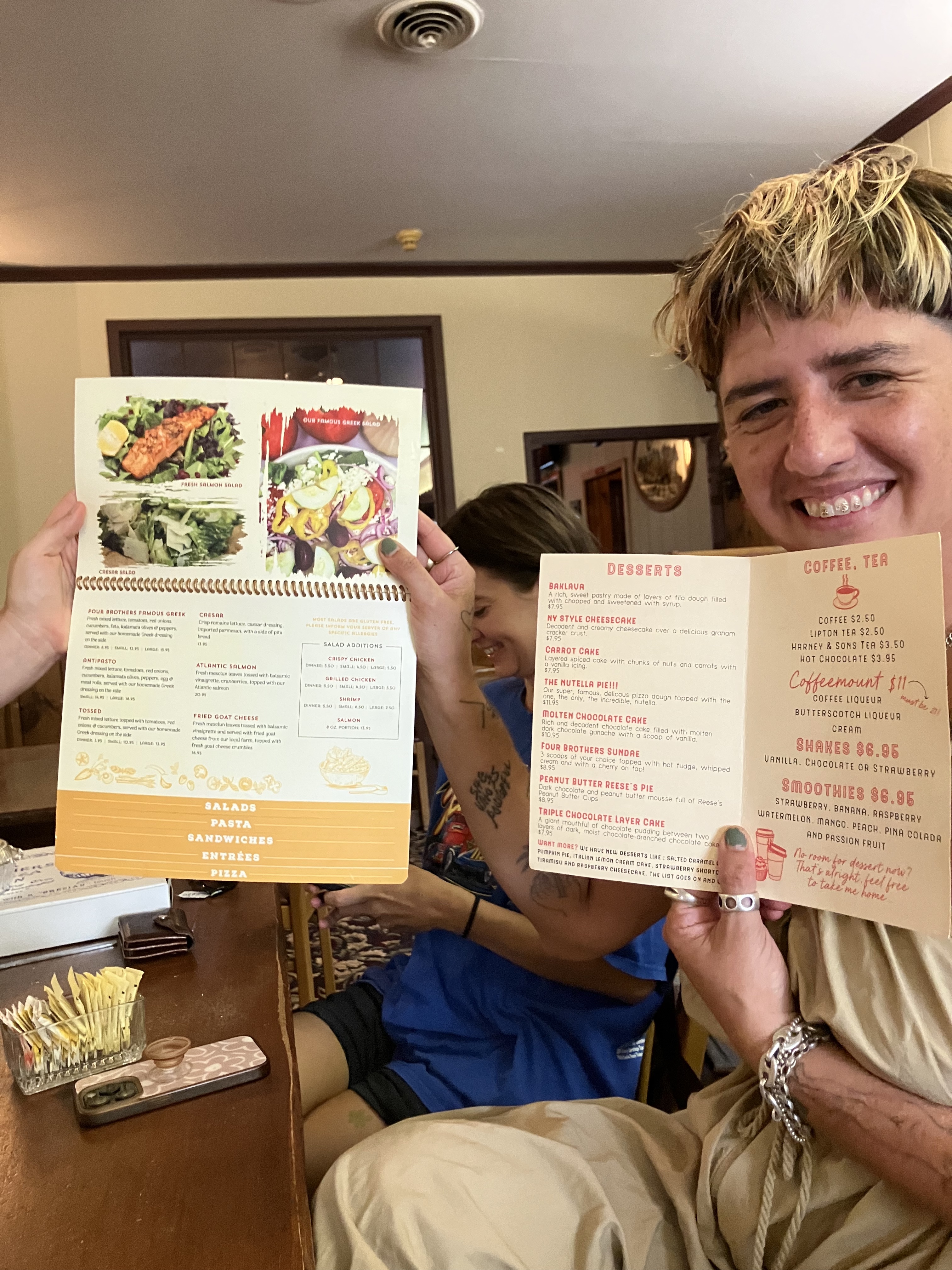 Food Segment: that's not molten (Four Brothers Pizza Inn)