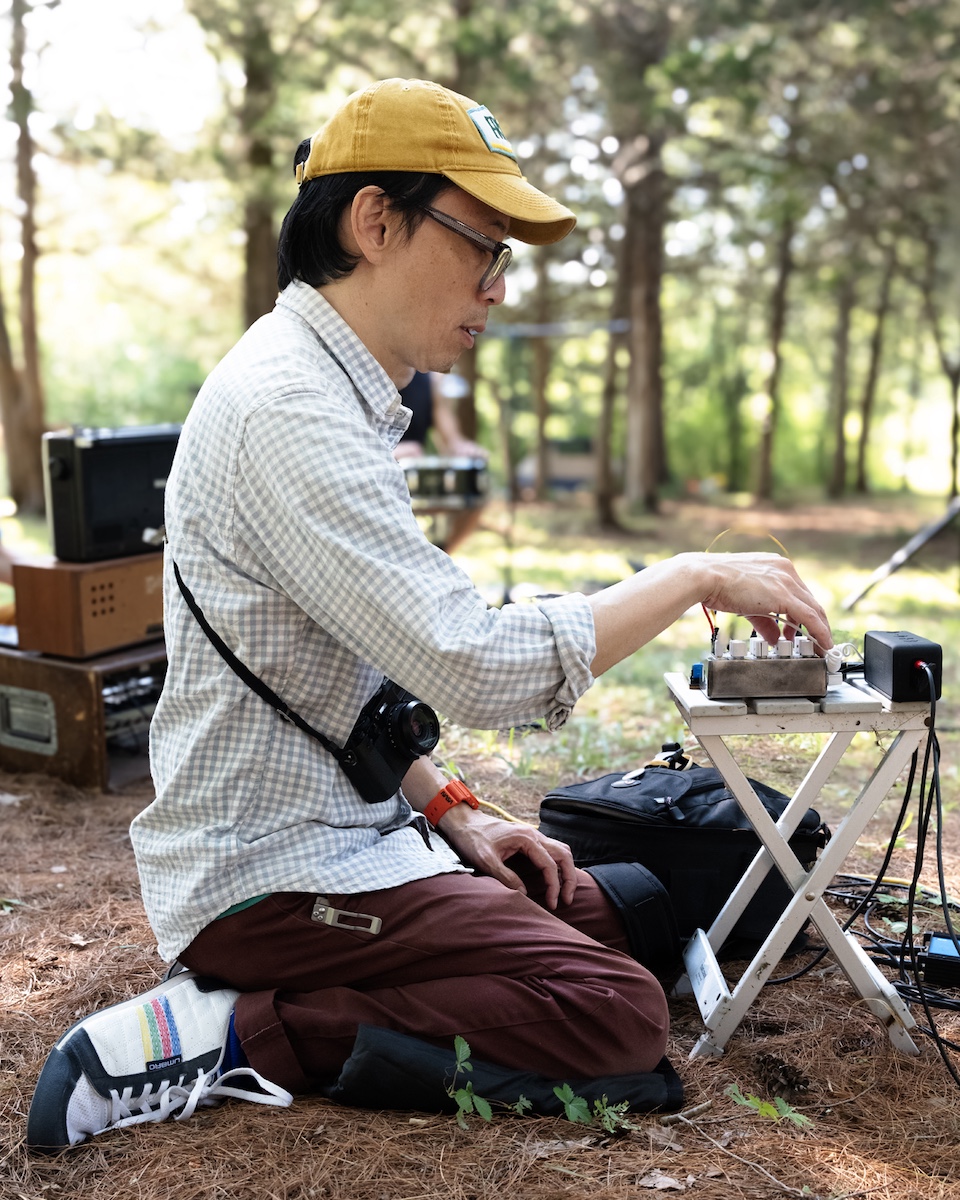 Craig Chin performing at Wave Farm on August 2, 2025