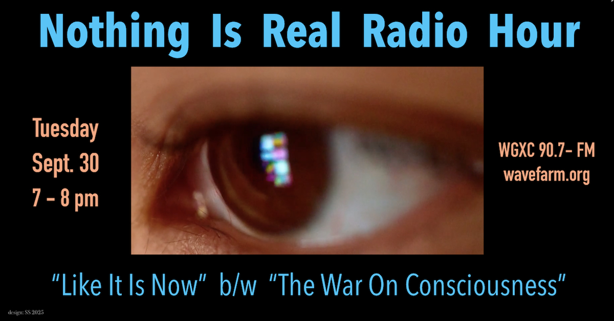 Nothing Is Real Radio Hour: "Like It Is Now" b/w "The War On Consciousness"