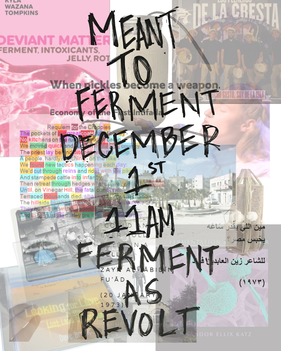 Ferment as Revolt Inspiration Collage