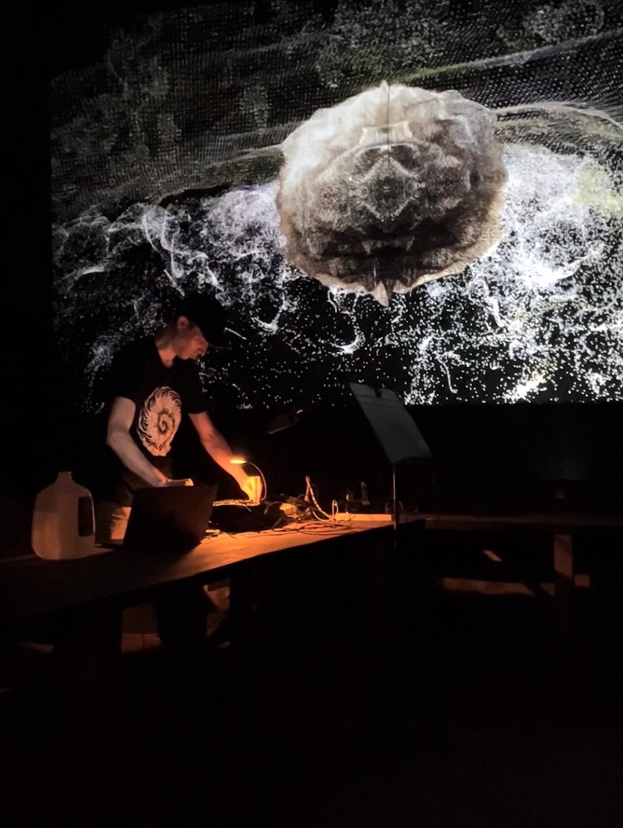 Dean Fraser performing at Woodstockhausen East '25 on Friday, July 25, 2025