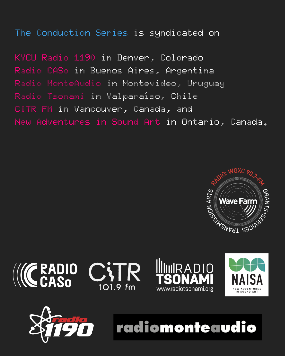 The Conduction Series: Truths Under Construction