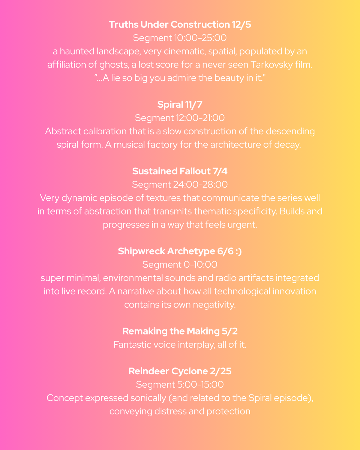 The Conduction Series: A Family Album