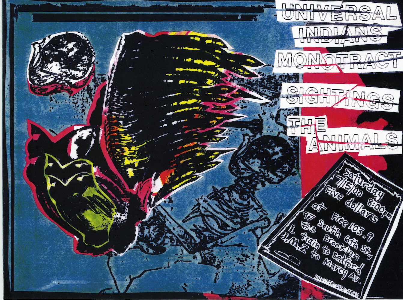 Universal Indians, Monotract, Sightings, The Animals poster